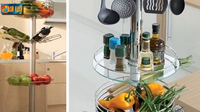 Виды рейлинговой системы для кухни / Идеи для кухни смотреть онлайн