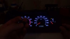 Пересвет приборной панели ВАЗ 2110 (один\узкий экран)