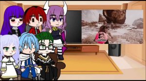 sousou no frieren React to Kratos As The Demon Lord | Gacha Reaction