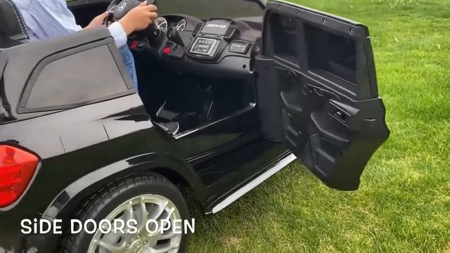 Детский электромобиль Mercedes Benz GLS63 AMG Black Edition смотреть онлайн