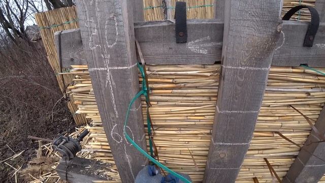 Экологический утеплитель своими руками. Прессование блоков(матов) из камыша (очерет, reed ) смотреть онлайн