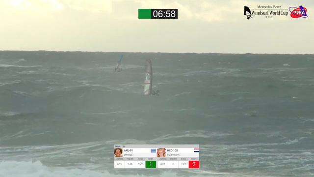 2019 Mercedes-Benz WS World Cup Sylt WMN Wave Final Double Elimination Offringa - Huvermann