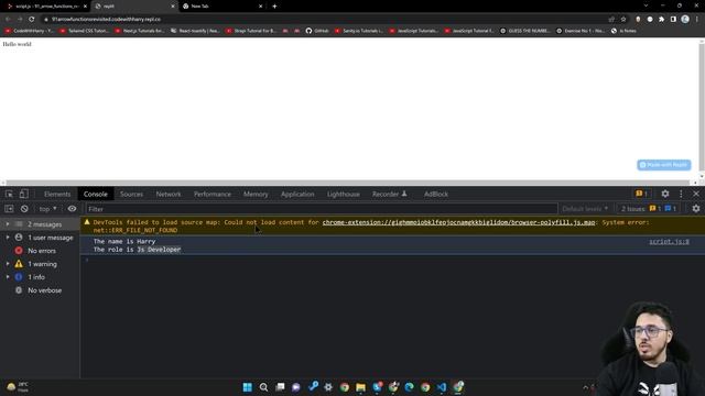 Arrow Functions Revisited | JavaScript Tutorial in Hindi #91 смотреть онлайн