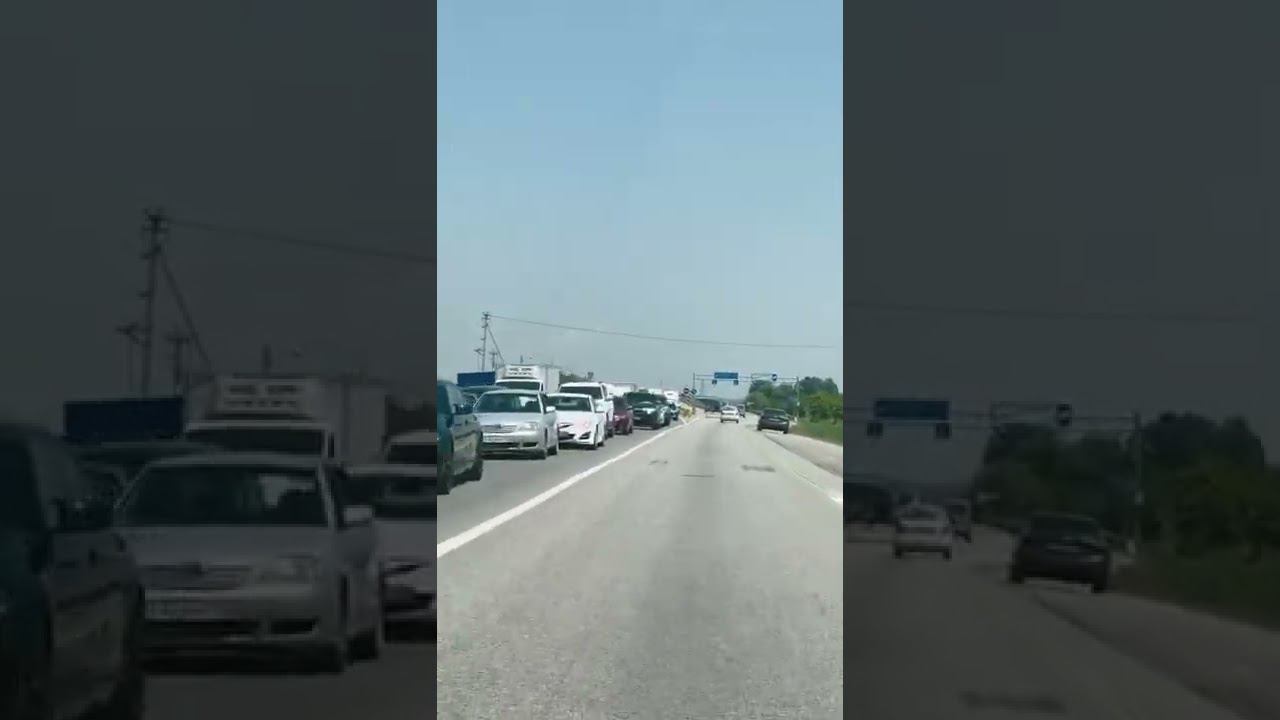 Трасса М4 Дон. Огромная пробка. Все хотят на море. смотреть онлайн