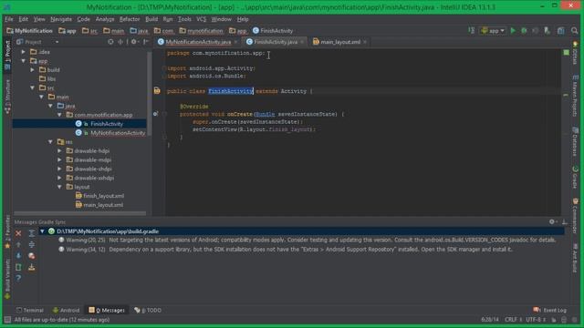 Android: Урок 20. Как создать PUSH уведомление (Notification)? смотреть онлайн