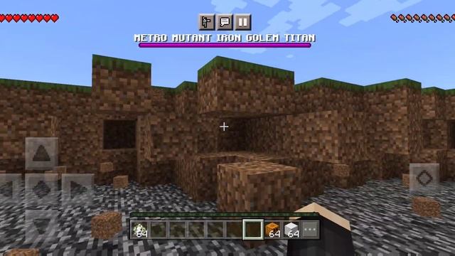 Mutant Titan Iron Golem ADDON in Minecraft PE смотреть онлайн