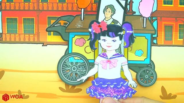 Бумажные Куклы Одеваются - Купальник С Киви И Арбузом Для Пары - Barbie Story & Crafts смотреть онлайн