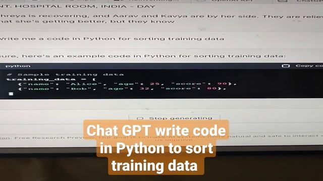 Write code using chat GPT смотреть онлайн