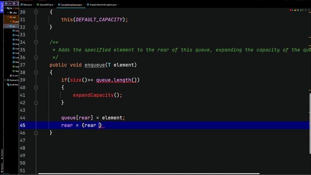 Java Data Structures Circular Array Queue Part 1 смотреть онлайн