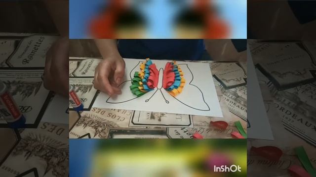 Объёмная аппликация " Бабочка " смотреть онлайн