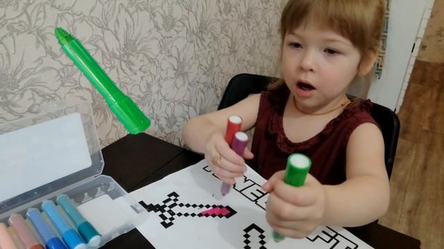 0+Майнкрафт/Minecraft. Раскраска. Чем заняться с детьми? ТЕМА И КАТЯ для детей!