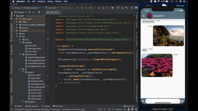 Build Flutter Tinder Clone with Firebase & BLoC #36/41 Messaging Repository смотреть онлайн