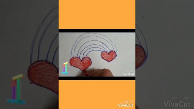 Радуга . Рисуем легко прекрасную радугу.Предаем радуге ярких цветов . смотреть онлайн