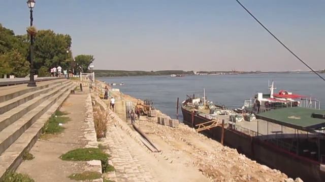Река ДУНАВ при Видин.The Danube at Vidin embankment смотреть онлайн