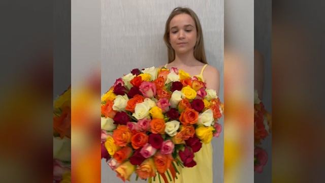 7311 Букет из 101 розы смотреть онлайн