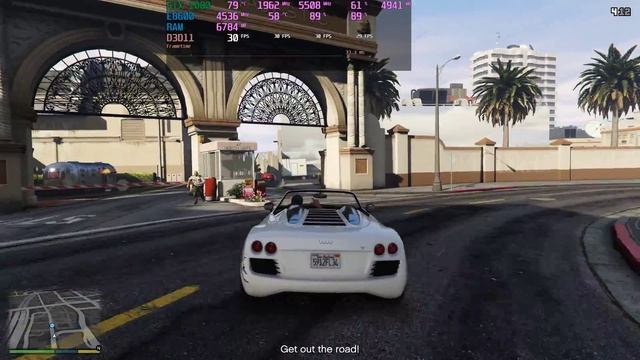 Core 2 Duo E8600 @ 4,54GHz Vs. GTA V 4k