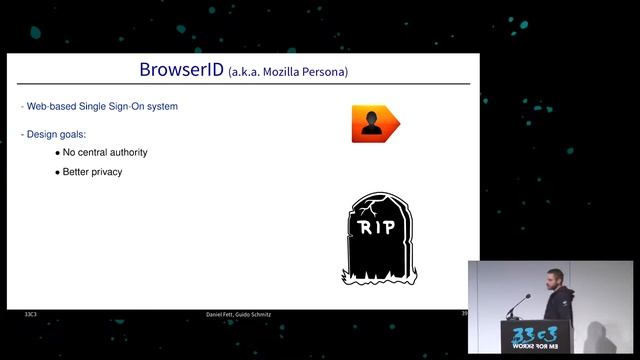 On the Security and Privacy of Modern Single Sign-On in the Web (33c3) смотреть онлайн