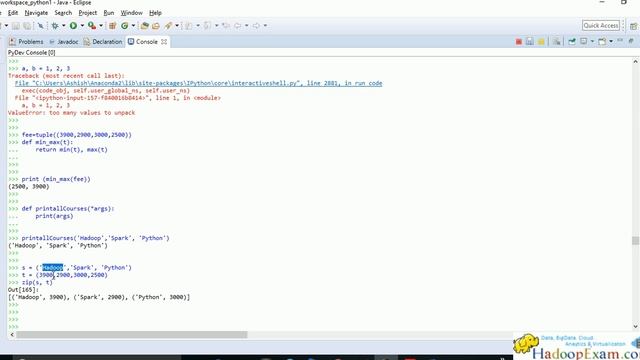 MODULE-9 PYTHON TUPLE смотреть онлайн