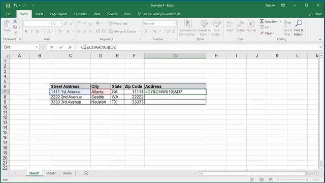 How to Join data from multiple Cells in to one Cell in Excel 2016 смотреть онлайн