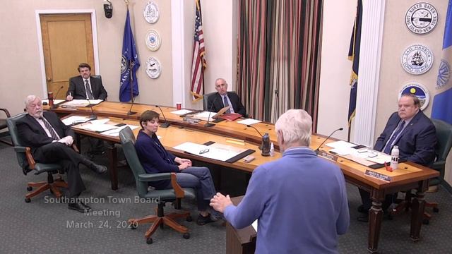 Southampton Town Board Meeting 3 24 20 смотреть онлайн