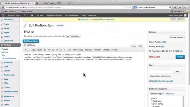 Change Custom Excerpt with WordPress & Pinpoint смотреть онлайн