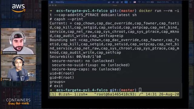 #ContainersFromTheCouch - Troubleshooting your AWS Fargate Task using SYS_PTRACE capability смотреть онлайн