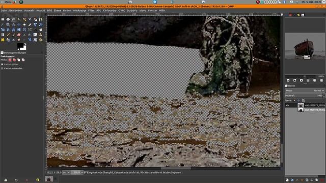 Freistellen mit Gimp mit sehr gutem Ergebnis смотреть онлайн