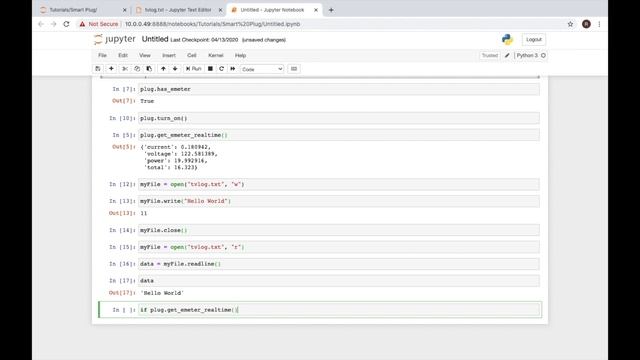 TP-Link HS110 to Monitor TV Screen Time - Logging with File input/output смотреть онлайн