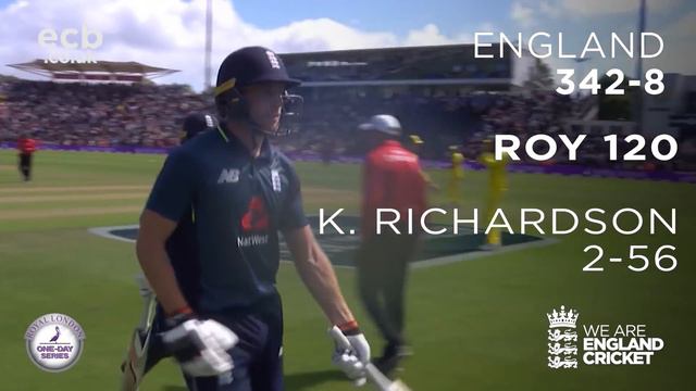 Roy Hits Hundred In High Scoring Match | England v Australia 2nd ODI 2018 - Highlights смотреть онлайн