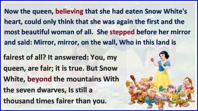 Learn English through Story - Level 1 | Snow White and the Seven dwarfs | English stories (11) смотреть онлайн