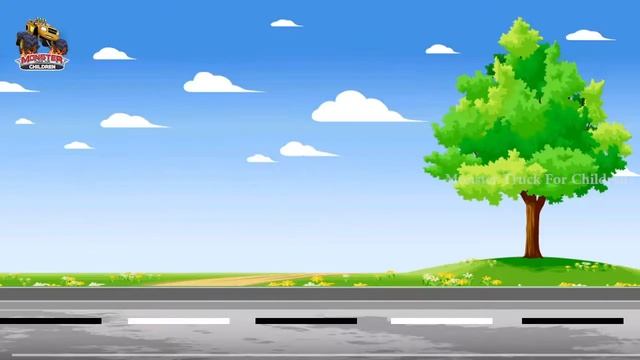 Monster Truck Coins Stunts | Monster Trucks For Children | 3D Animated Cartoon Videos For Kids смотреть онлайн