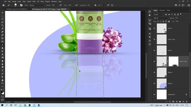 Photoshop Tutorial - E-commerce product banner design | Social Media Post Design in Photoshop смотреть онлайн
