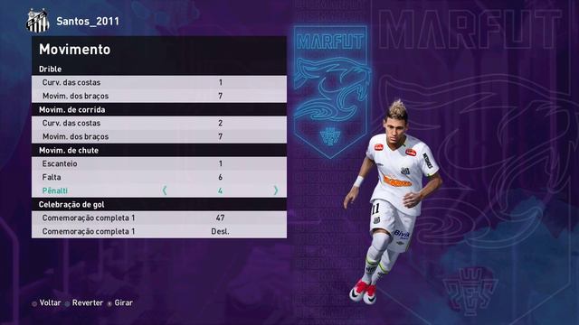 PES 2021 - TIME DO SANTOS DE 2011 [GANSO/NEYMAR JR/ELANO/BORGES] NO PATCH MARFUT 5.7 - 4K смотреть онлайн
