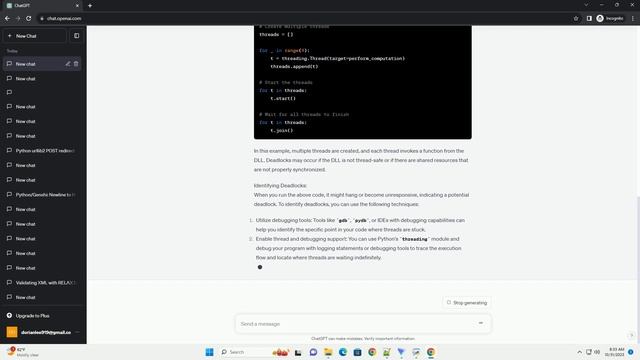 Interrupt Python program deadlocked in a DLL смотреть онлайн