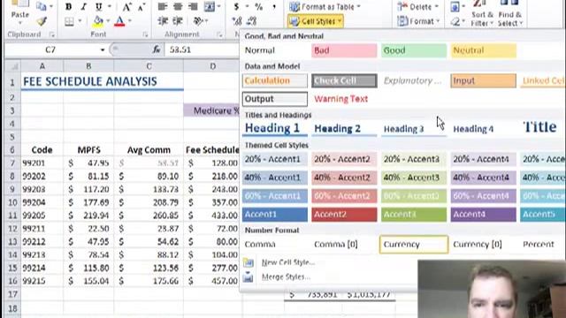 Excel Video 235 Cell Styles смотреть онлайн