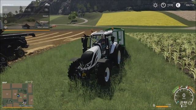 Farming Simulator 19 - Valtra T Series Gameplay (HD) [1080p60FPS] смотреть онлайн