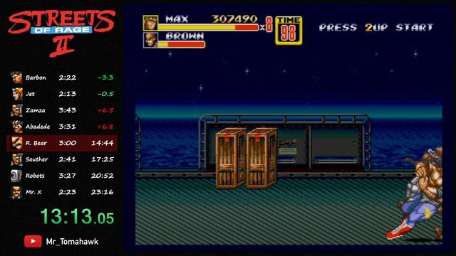 SOLO: Max Normal Speedrun 24:18 (Streets of Rage 2) смотреть онлайн