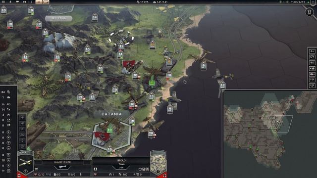 Panzer Corps 2 | C1-17B | Wehrmacht Campaign | Sicily | Generalissimus смотреть онлайн