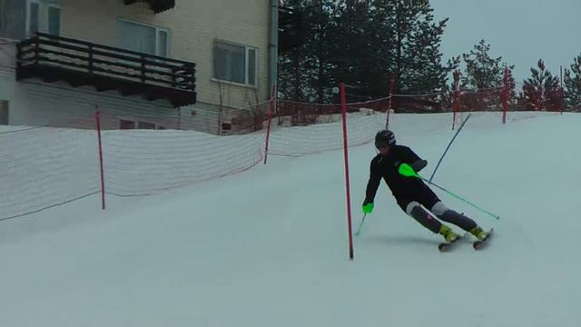 00058 Тренировка в Шуколово слалом 04.02.2015 смотреть онлайн