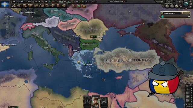 Hearts of Iron 4 Multiplayer Anları #4 Balkan Birliği смотреть онлайн