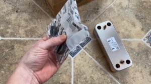 Теплообменник ГВС для котла Ariston