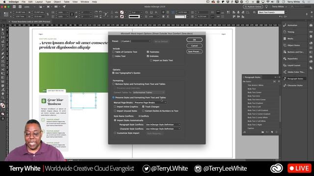 How to Map MS Word Styles to Your InDesign Styles Upon Import смотреть онлайн