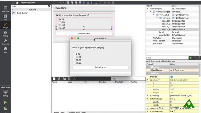 QRadioButton | How to use QRadioButton in Qt5 Application? | (Qt C++ Tutorial #20) смотреть онлайн