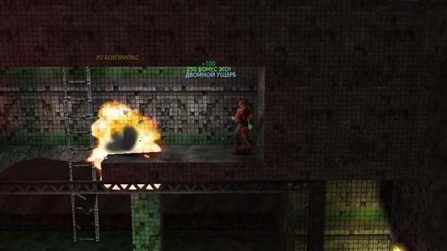 Прохождение. Duke Nukem: Manhattan Project. 2002. Дюк Нюкем .Босс в подземке. Часть 9. смотреть онлайн