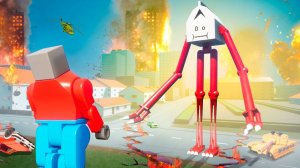 ХОДЯЧЕЕ МОЛОКО ОХОТИТСЯ НА НАС! ОПАСНЫЙ SCP АТАКУЕТ ГОРОД! ВЫЖИВАНИЕ ПРОТИВ SCP В BRICK RIGS