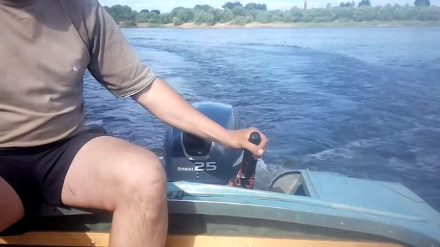 Река Вятка. Ямаха F25 смотреть онлайн