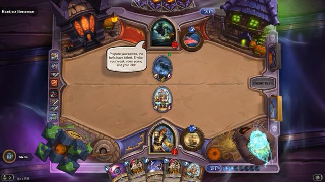 Hearthstone Headless Horseman Brawl смотреть онлайн