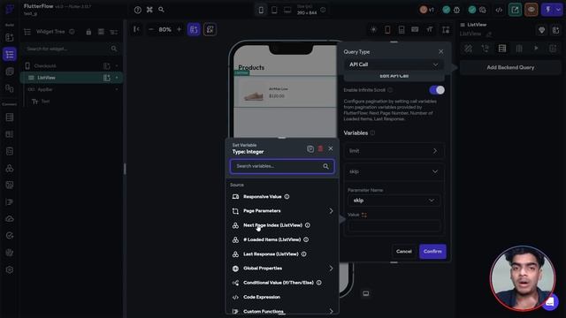 Infinite Scroll on a Listview from API call | FlutterFlow Tutorial смотреть онлайн