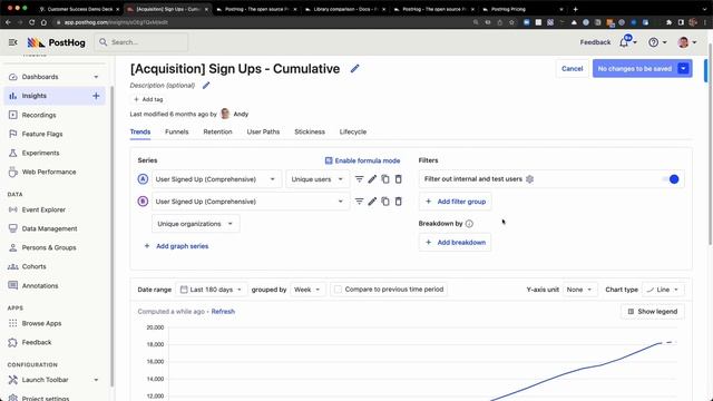 PostHog demo - product analytics, session recording, feature flags, a/b testing + more смотреть онлайн