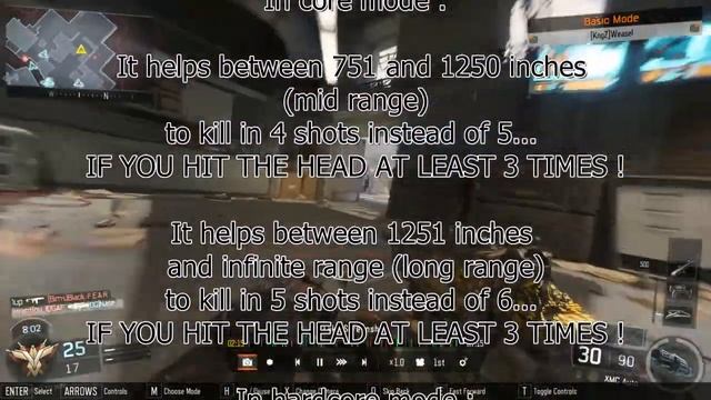 in depth focus on the stats and specs from bo3 code for the new dlc smg : XMC ( msmc ) смотреть онлайн